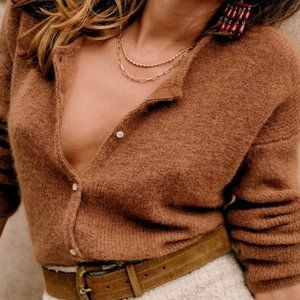 Sezane Camel GASPARD JUMPER Size (M)